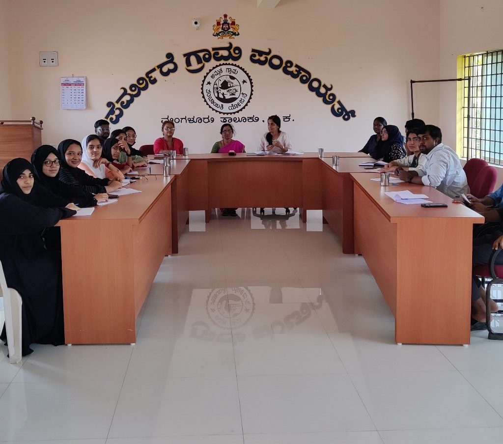Understanding Local Self Governance body: Students of Public Health at Panchayat