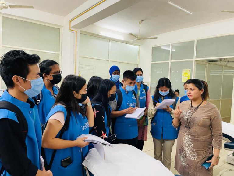 MPH Students visit District Hospital to understand the professional practices in the field of Public Health