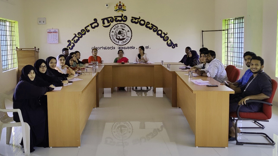 Understanding Local Self Governance body: Students of Public Health at Panchayat