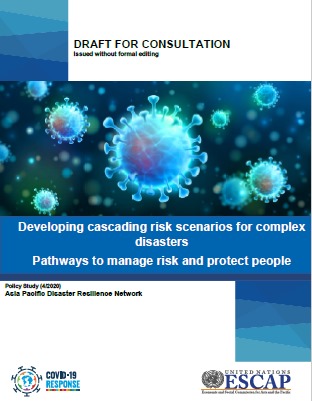 Developing cascading risk scenarios for complex disasters Pathways to manage risk and protect people