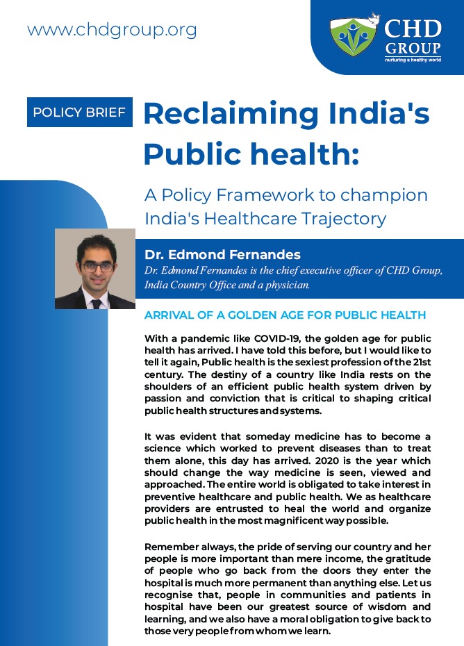 Reclaiming India's Public health: